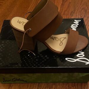 Sam Edelman Tan Women's Mules